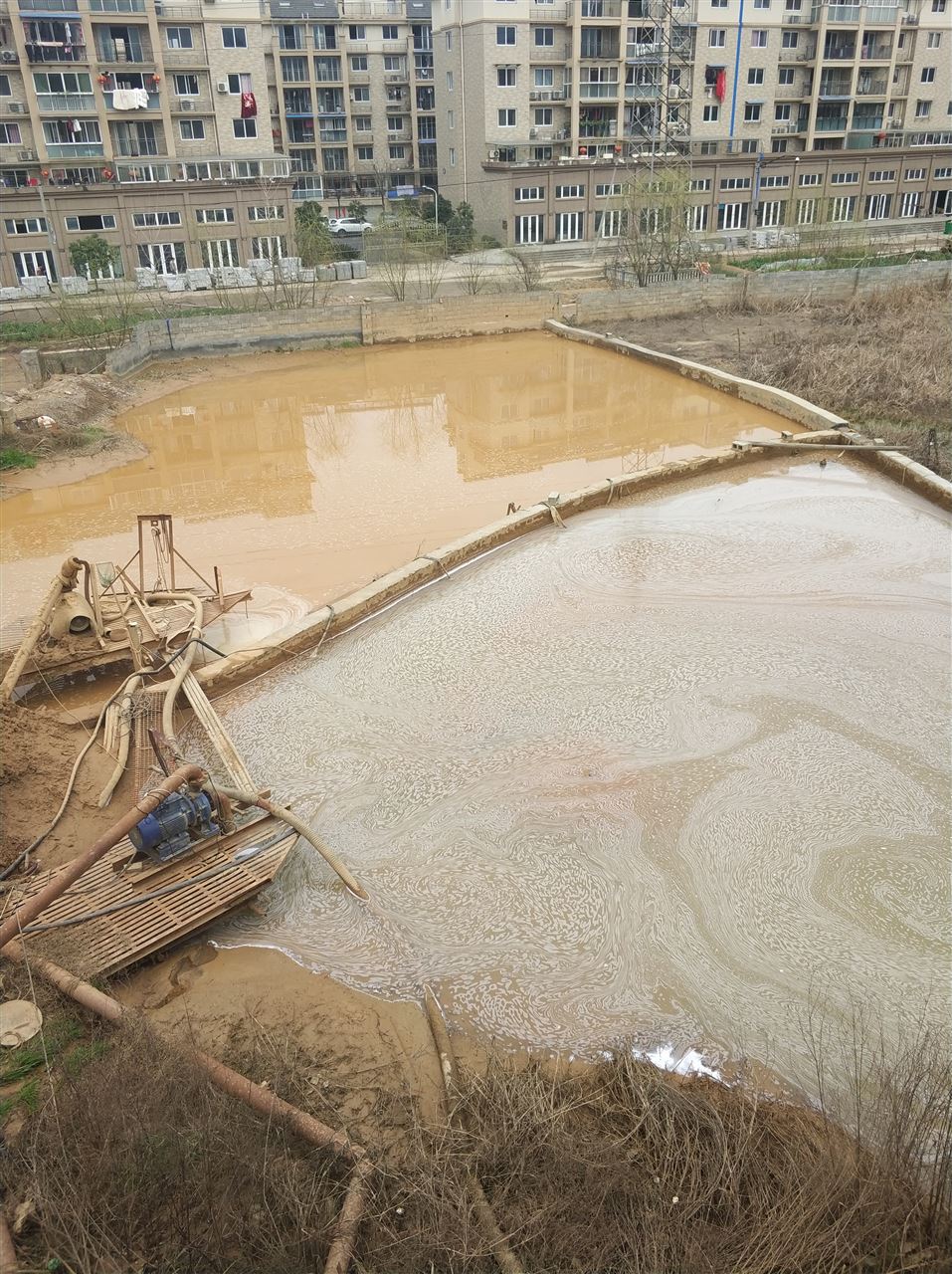 周村沉淀池淤泥清理-厂区废水池淤泥清淤
