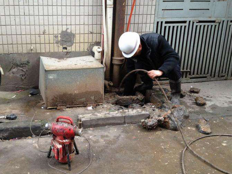 周村疏通下水道-洗菜池疏通